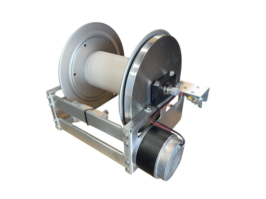 12″ Dominator Electric Hose Reel – 3/4″ Stainless Manifold – Cigar City Softwash Reel