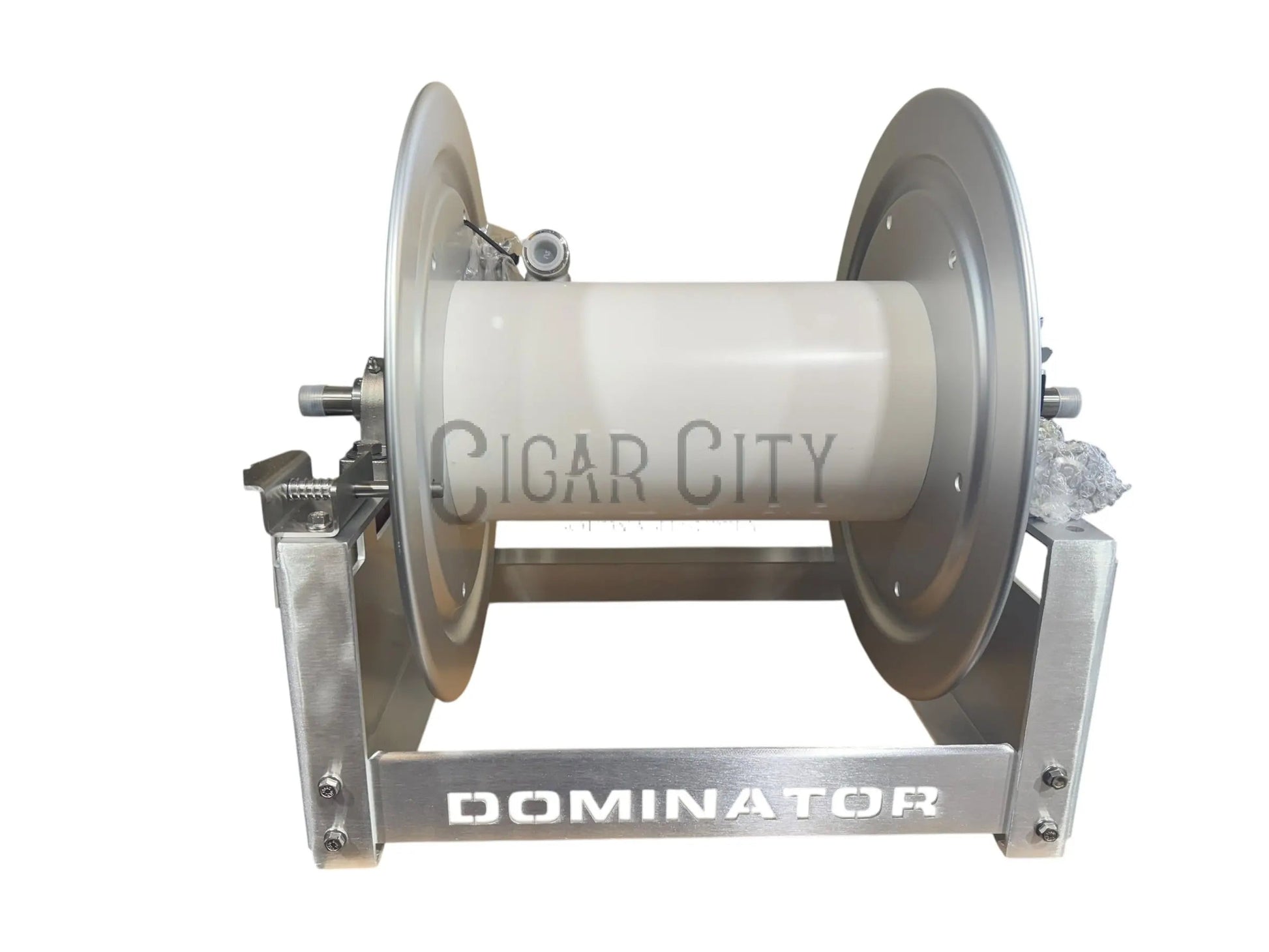 12″ Dominator Electric Hose Reel – 1/2″ Stainless Manifold – Cigar City Softwash Reel Bandit