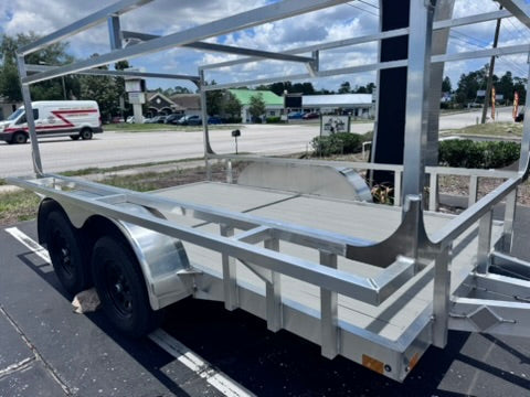 6x12 Aluminum Tandem Axle Trailer