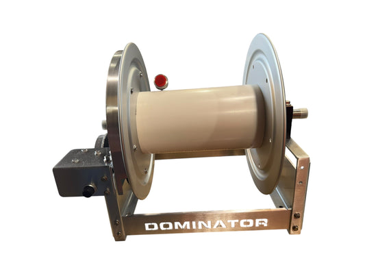 12″ Dominator Electric Hose Reel – 1/2″ Stainless Manifold – Cigar City Softwash Reel