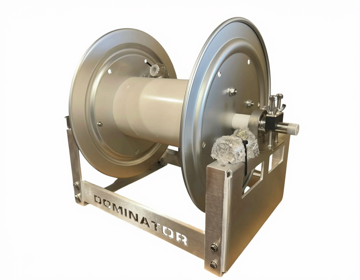 Dominator 18″ Manual Hose Reel – 3/4″ Stainless Manifold