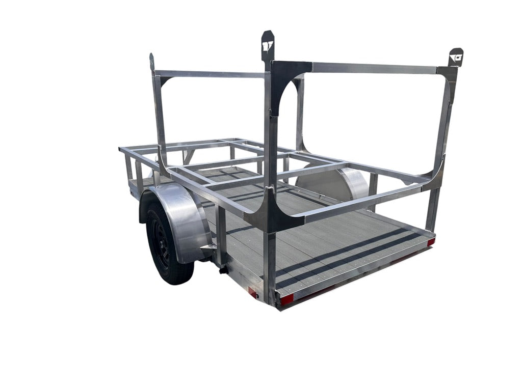 5x10 Aluminum Single Axle Trailer