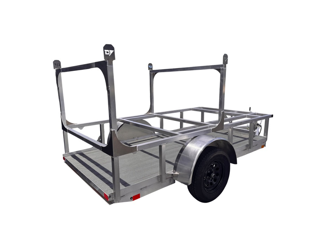 5x10 Aluminum Single Axle Trailer