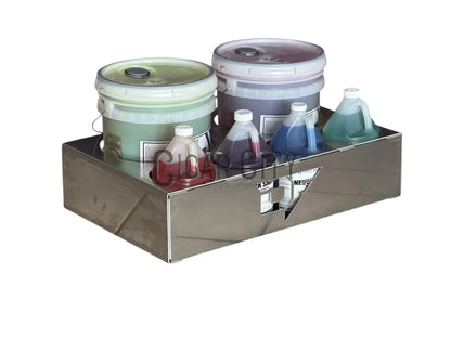Aluminum Bucket Holder (1x 5 Gallon, 2x 1 Gallon) Dominator Manufacturing