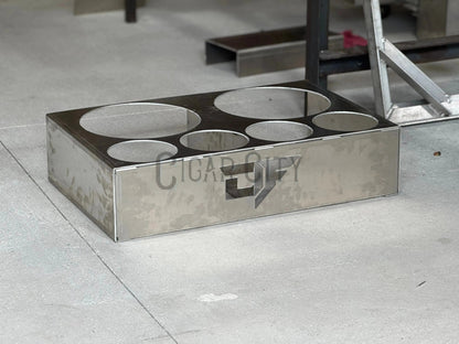 Aluminum Bucket Holder (1x 5 Gallon, 2x 1 Gallon) Dominator Manufacturing