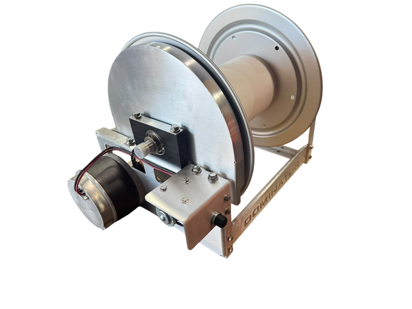 12″ Dominator Electric Hose Reel – 1/2″ Stainless Manifold – Cigar City Softwash Reel