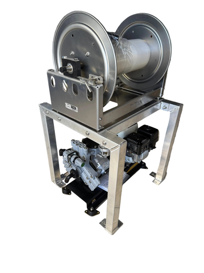 DF - Gas Roof Pump Hose Reel Stand