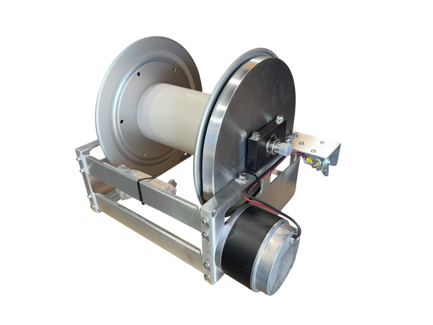 12″ Dominator Electric Hose Reel – 3/4″ Stainless Manifold – Cigar City Softwash Reel