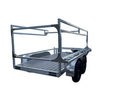Dominator Fabrication 6x12 Aluminum Tandem Axle Trailer