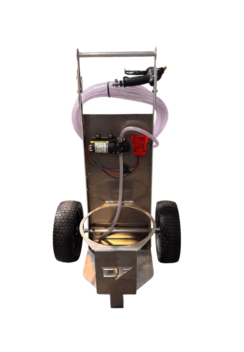 Complete Paver Sealing Cart – Complete Build Dominator Fabrication