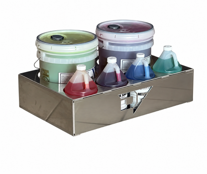 Aluminum Bucket Holder (2x 5 Gallon, 4x 1 Gallon)