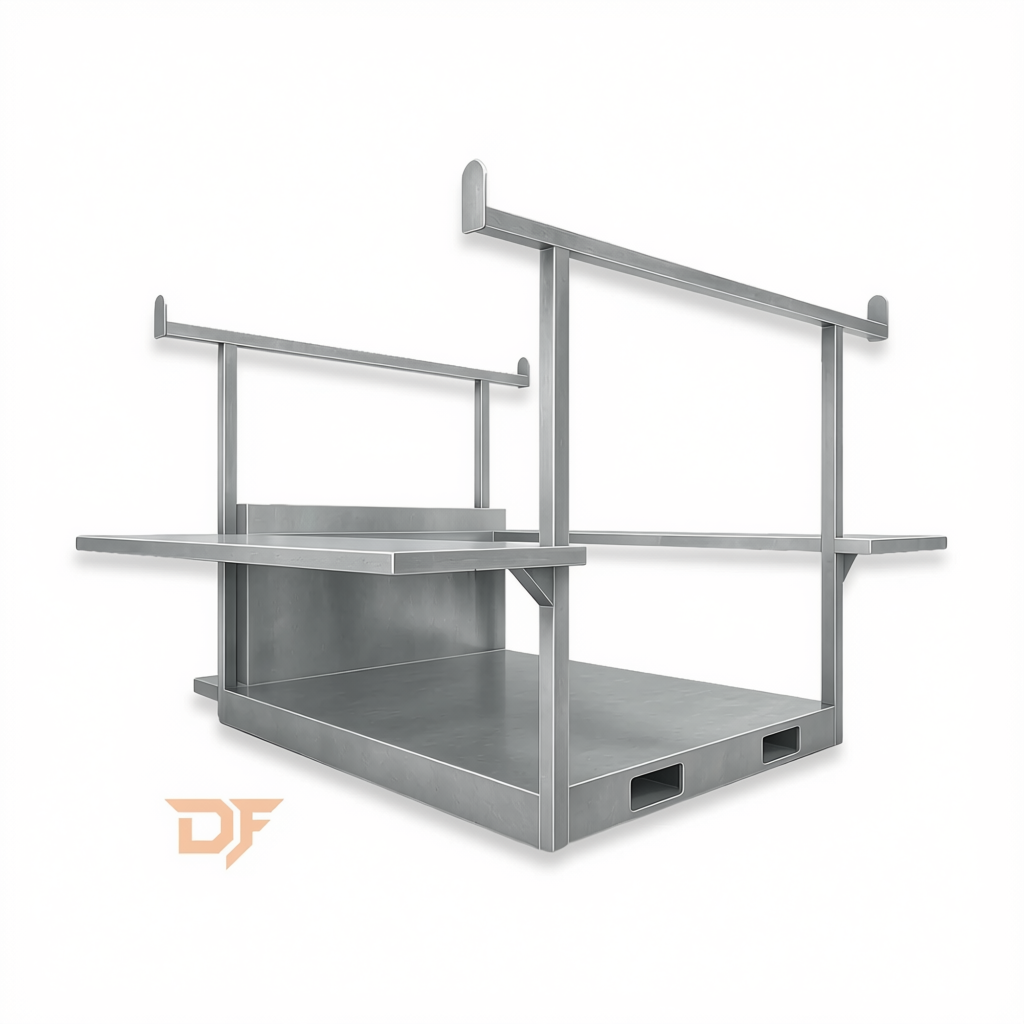 Bare 8' Universal Truck Skid