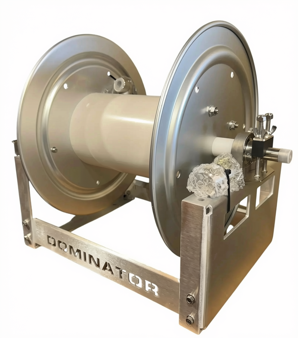 Dominator 18″ Manual Hose Reel – 1/2″ Stainless Manifold